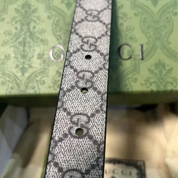 Gucci Double G Reversible Belt Sz 90cm - Picture 6 of 6